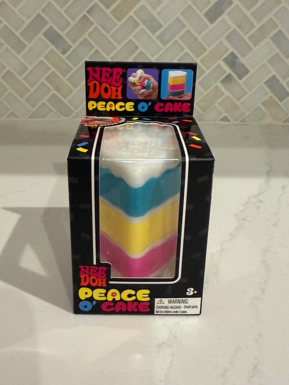 Peace O' Cake Colorful Pink Blue Yellow Kids Toy